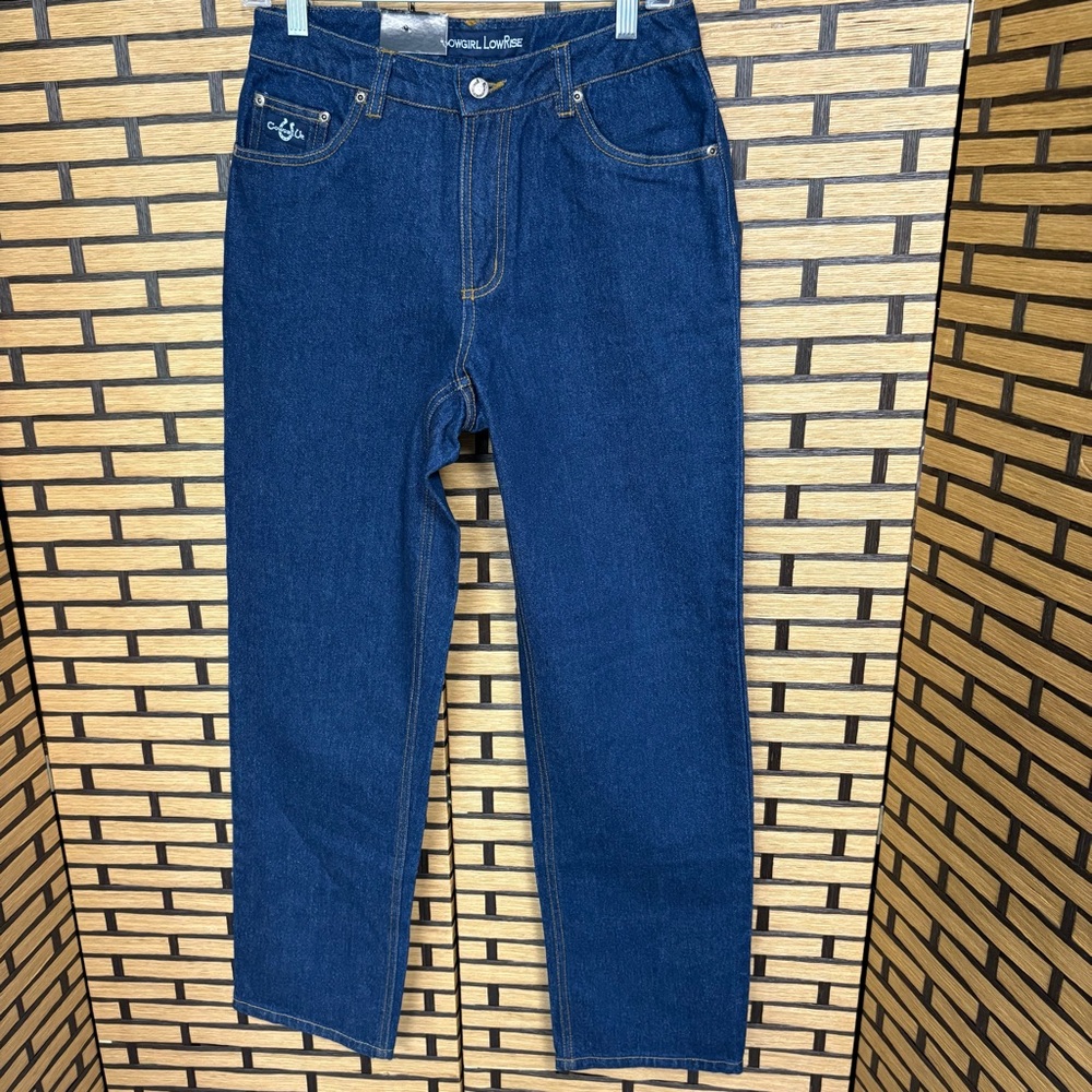 Cowgirl‎ Up Low Rise Dark Wash Jeans Size 7/8